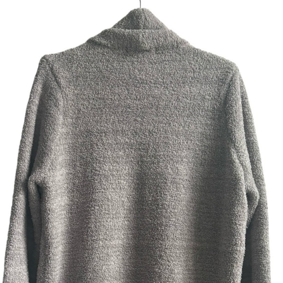 Barefoot Dreams Cali Cozychic Knit Open Front Long Cardigan Gray Size Medium - Picture 6 of 16